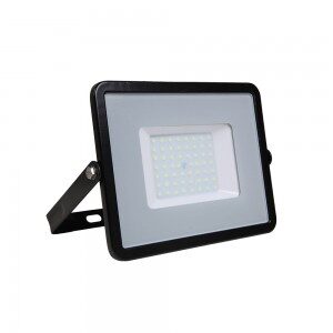 VT-50 50W LED Floodlight SMD SAMSUNG CHIP Black Body 3000K