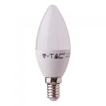 VT-1855 LED Bulb - 5.5W E14 Candle 6400K