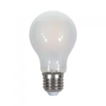 VT-1938 LED Bulb - 8W Filament E27 A67 Frost Cover 6400K