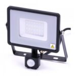 VT-30-S 30W LED Sensor Floodlight SAMSUNG CHIP Cut-OFF Function Black Body 6400K