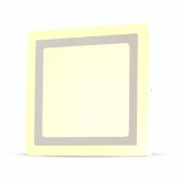 VT-809 6W+2W LED Surface Panel Downlight - Square 3000K EMC+CR80