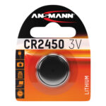 Piles lithium boutons ANSMANN CR 2450 3 V Lithium