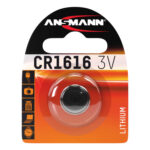 Piles lithium boutons ANSMANN CR 1616 3 V Lithium