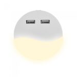 LED NIGHT LIGHT WITH USB ROUND LED 4000K