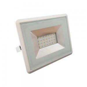 VT-4021 20W LED Floodlight SMD E-Series White Body 3000K