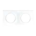 EUR'OHM SQUARE PLAQ BLC 2P ENTR.71MM