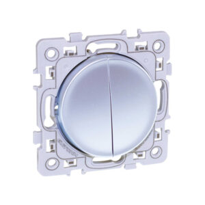 SQUARE VV + POUSSOIR SILVER