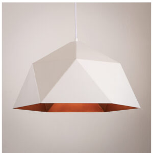 AL PENDANT LIGHT 44CM WHITE BODY