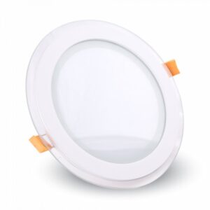 VT-602G 6W LED Panel Downlight Glass - Round 4000K