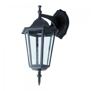 VT-750 Wall Lamp E27 Matt Black Down