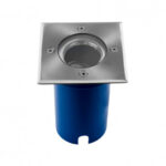 PROJECT LED VISION-EL SUPPORT DE SPORT LED ENCASTRABLE SOL + DOUILLES GU10 1 GU5.3 INOX 316L