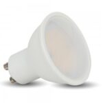VT-1933 LED Spotlight - 3W GU10 White Plastic 6500K 110°