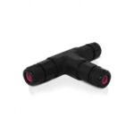 VISION EL CONNECTEUR ÉTANCHE AUTOMATIQUE FORME T IP68 250V 16A NOIR 3 FILS