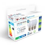 VT-2176 LED Bulb - 5.5W E27 G45 6400K 3PCS/PACK