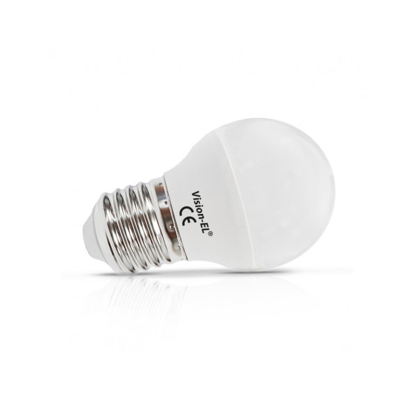 VISION-EL AMPOULE LED E27 BULB G45 6W 6000°K