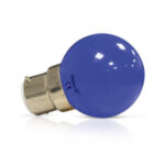 LED VISION-EL 1 W BULB B22 BLEUE DEPOLI BLISTER X2