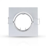 VISION EL SUPPORT PLAFOND CARRE ORIENTABLE BLANC 84X84