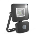 PROJECT LED VISION-EL 230 V 10 W 6000°K GRIS + DETECT IP65