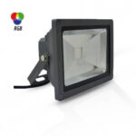 VISION-EL PROJECTEUR EXTERIEUR LED GRIS 20W RGB IR