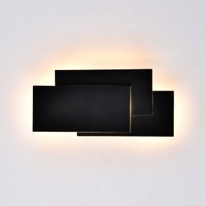 VT-712 12W LED Wall Light Black Body 3000K IP20