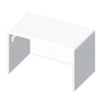 ENSTO EMBOUT MOULURE 60X40 BLANC