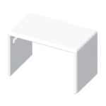 ENSTO CACHE JONCTION 60X40 BLANC