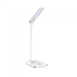 VT-7505 5W LED TABLE WITH WIRELESS CHARGER WHITE 2700K-6500K WITH ADAPTOR