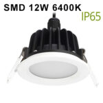 Downlight  12W SMD 6400K  White Body IP65