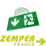 ZEMPER PORTE ETIQUETTE ENCASTRE PLAFOND ROND