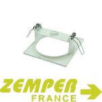 ZEMPER CADRE ENCASTREMENT CARRE BLANC SPAZIO LUZ