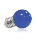 AMPOULE LED E27 BULB G45 1W BLEU