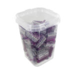 Boîte de 50 connecteurs mini connex 6 entrées violet/420160