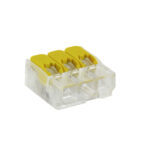 EASY CONNEX leviers jaune 3 entrées 75