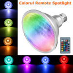 AMPOULE LED E27 PAR38 RGB 20W
