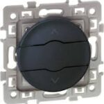 EUR'OHM SQUARE INTER VR 3 BOUTONS SILVER