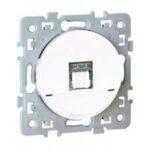 EUR'OHM SQUARE RJ45 CAT 5E GRADE 1 UTP BLC