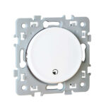 EUR'OHM Interrupteur temporisé blanc Square
