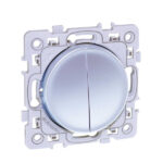 EUR'OHM SQUARE DOUBLE VV SILVER