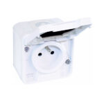 EUR'OHM OXXO PC 2P+T BLANC SAILLIE IP55