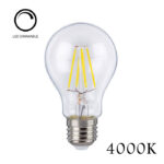 LED E27 360° Glass dimmable 8W 4000K