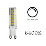 KD G9 LED 3W dimmable  6400K