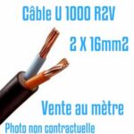 CABLE R2V 2X16 AU METRE