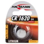 Piles lithium boutons ANSMANN CR 1620 3 V Lithium