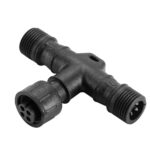 T connector for outdoor lights 4 pins