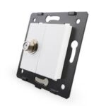 LIVOLO Prise satellite blanche