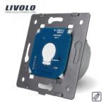 Livolo Interrupteur mural tactile 1 bouton / 1 voie avec récepteur sans fil
