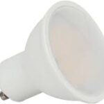 VT-2887D LED Spotlight - 7W GU10 White Plastic 4500K Dimmable