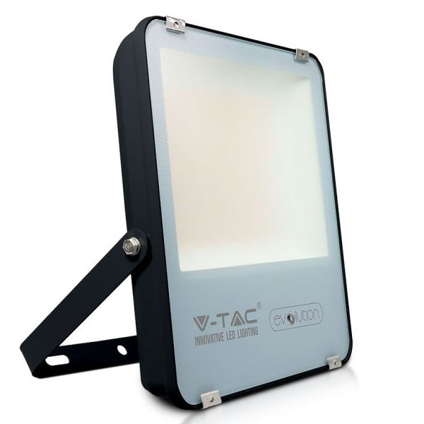 VT-49161 100W 160LM/WATT-NEW FLOODLIGHT-BLACK BODY-4000K