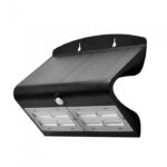 VT-767-7 6.8W LED Solar Wall Light 4000K+4000K Black+Black Body
