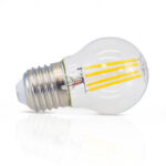 VISION-EL AMPOULE LED E27 FILAMENT G45 4W 2700K